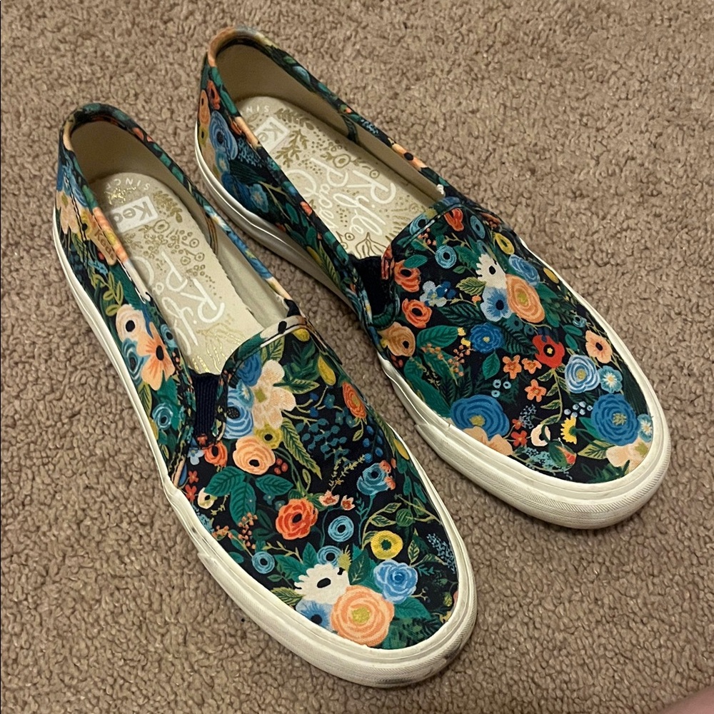 Keds Multicolor Floral Canvas Sneakers